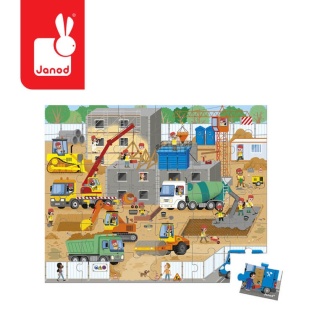 Puzzle Janod Plac budowy 36 elementów