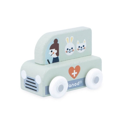 Samochód weterynarza Janod Góry Cross Roads  z lewej strony