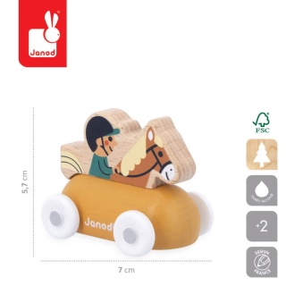 Pojazd Jeździec konny Janod Góry Cross Roads