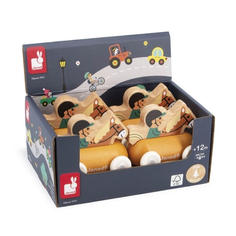 Pojazd Jeździec konny Janod Góry Cross Roads w opakowaniu