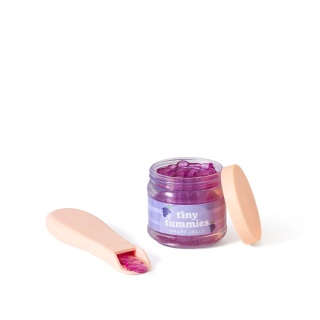 Słoiczek i łyżeczka dla lalki - winogrono