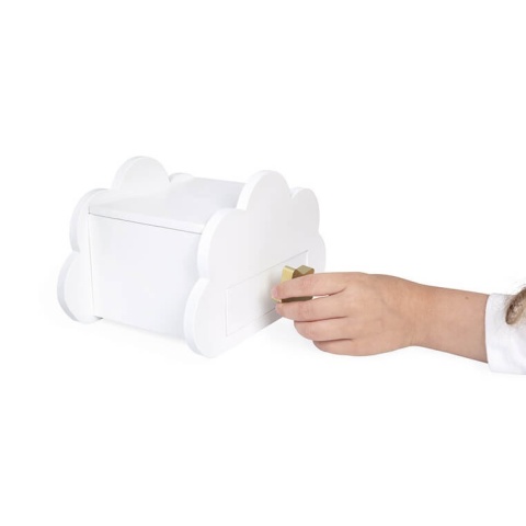 Szkatułka na biżuterię z lusterkiem Janod Jednorożce szufladka