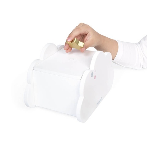 Szkatułka na biżuterię z lusterkiem Janod Jednorożce gwiazdka