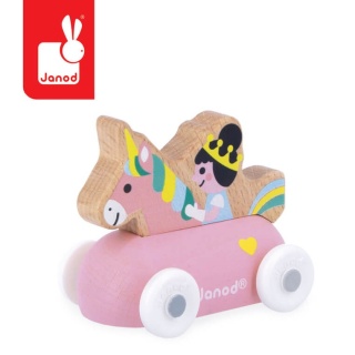 Pojazd Księżniczka i jednorożec Janod Zaczarowane królestwo Cross Roads