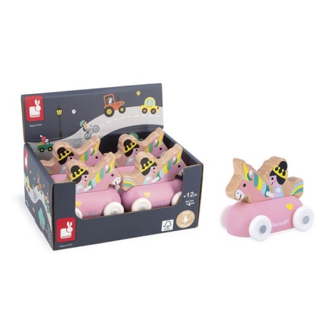 Pojazd Księżniczka i jednorożec Janod Zaczarowane królestwo Cross Roads w opakowaniu