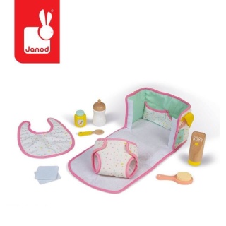 Zestaw Torba do przewijania Janod z 8 akcesoriami