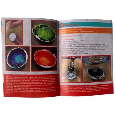 Zestaw eksperymentów The Purple Cow - Szalone jajko instruckja