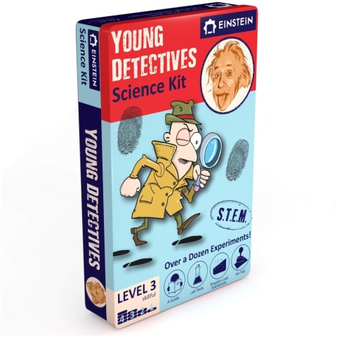 Zestaw eksperymentów The Purple Cow Einstein - Młody Detektyw opakowanie