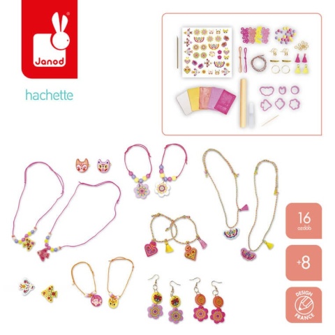 Zestaw kreatywny do tworzenia biżuterii Janod Klejnoty przyjaźni ilość