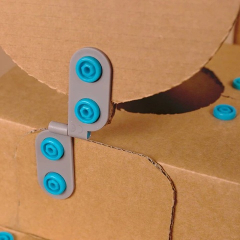 Zestaw zawiasów Makedo Spin-Hinge 6 sztuk okno