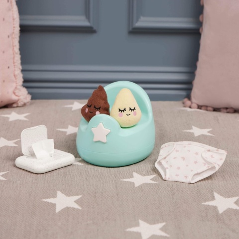 Nocnik dla Lalek LullaBaby z akcesoriami  pieluszka