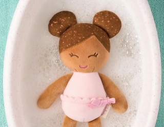Mini Bath Doll LullaBaby Laleczka do Kąpieli - szatynka