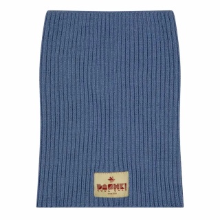 Niebieski Komplet Czapka i Komin Dashki Merino Crew Blue - M