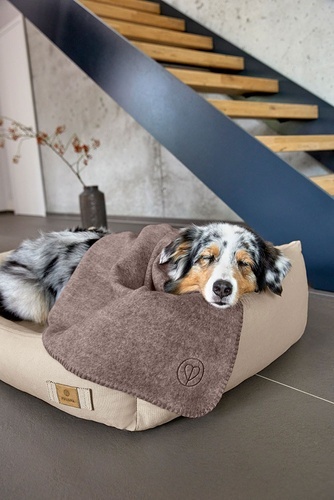 PALOPA Legowisko dla psa bawełniane Fred humus L