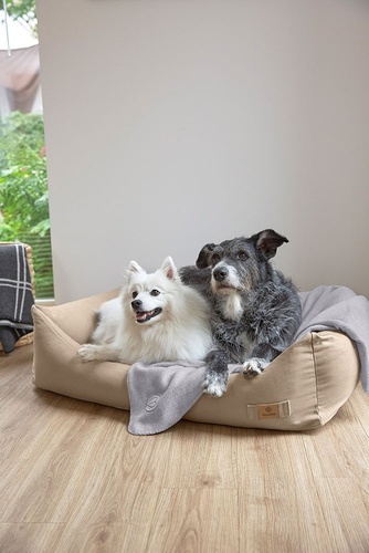 PALOPA Legowisko dla psa bawełniane Fred humus L