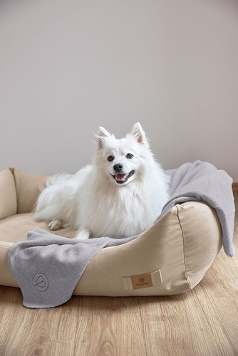 PALOPA Legowisko dla psa bawełniane Fred humus M