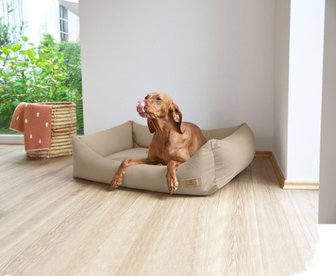 PALOPA Legowisko dla psa bawełniane Fred humus S