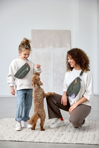 PALOPA Torebka nerka na smakołyki dla psa Emma dark olive