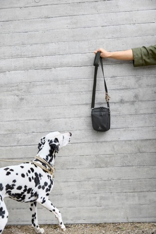 PALOPA Torebka saszetka na smakołyki dla psa Greta black L