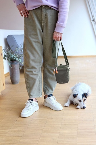 PALOPA Torebka saszetka na smakołyki dla psa Greta dark olive L