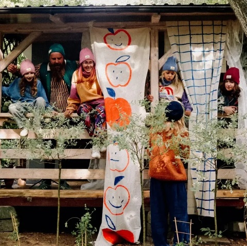 Zielony Komplet Czapka i Komin Dashki Merino Crew Amarald Green - S wersje kolorystyczne