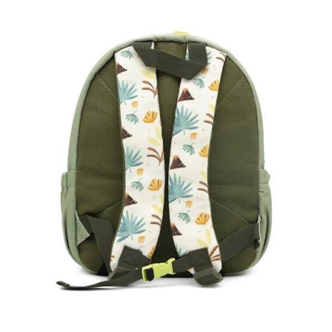 Zielony Plecak SASSI A4 Dinozaur tył