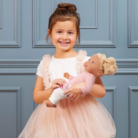Lalka ze Smoczkiem LullaBaby z Włosami z dziewczynką