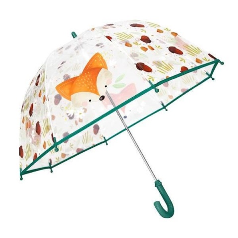 Zielony Parasol Przeciwdeszczowy SASSI Lis
