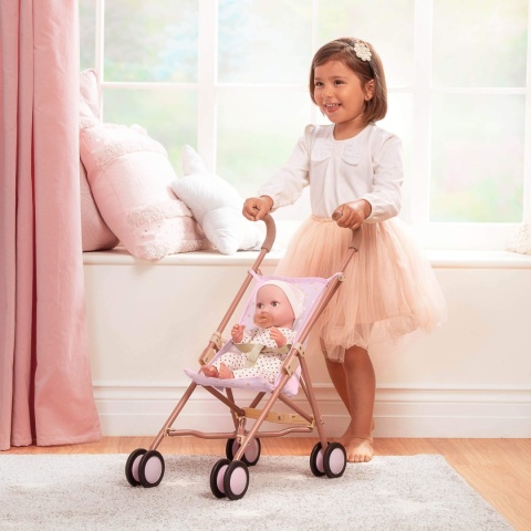 Wózek spacerowy LullaBaby dla lalki cztery kółka