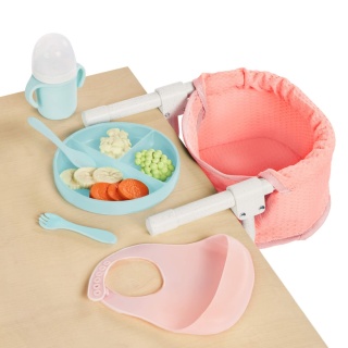 Zestaw do Karmienia z Fotelikiem LullaBaby dla Lalki