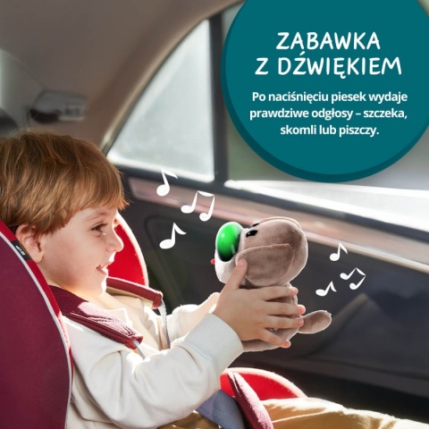 Dr. Dog Topbright Pluszowa Zabawka Interaktywna zabawka z dźwiękiem