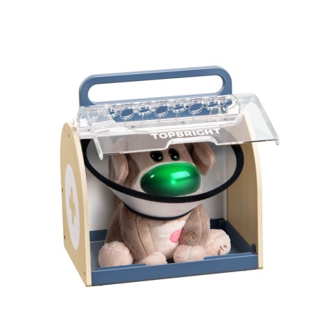 Dr. Dog Topbright Pluszowa Zabawka Interaktywna w transporterze