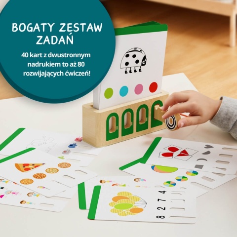 Edukacyjna Gra Karciana Topbright Logiczne Łamigłówki - Poziom Zaawansowany  zestaw zadań