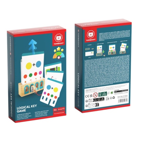 Edukacyjna Gra Karciana Topbright Logiczne Łamigłówki - Poziom Ekspert w opakowaniu