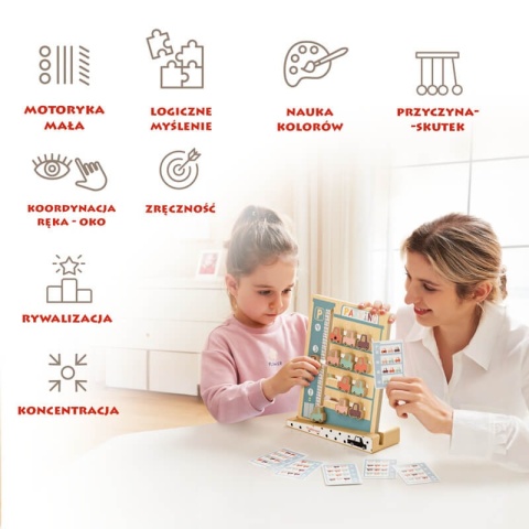 Układanka dla Dzieci Topbright Parking mała motoryka