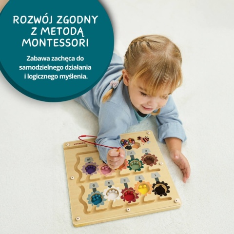 Gra Logiczna z Rysikiem Topbright Pracowita Pszczółka montessori