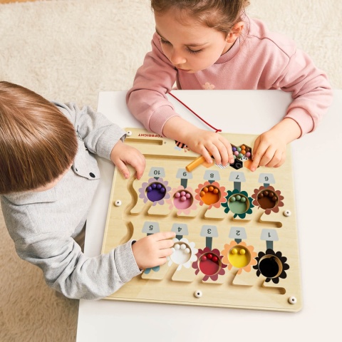 Gra Logiczna z Rysikiem Topbright Pracowita Pszczółka dzieci bawiące się