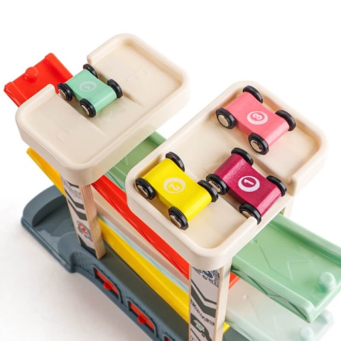 Tor Wyścigowy Topbright Zjeżdżalnia z Autami  parking