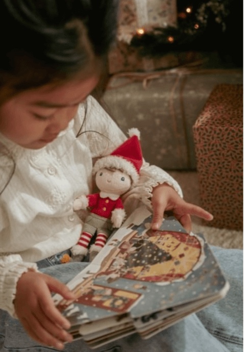 Świąteczna Książka Little Dutch Mały Jim X-MAS książka czytana przez dziecko