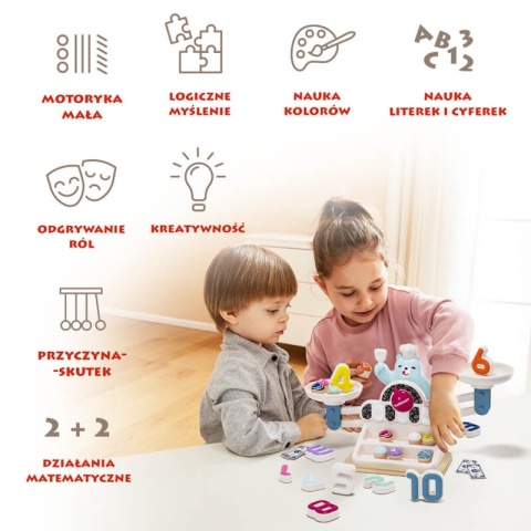 Waga Szalkowa Topbright Głodny Miś mała motoryka