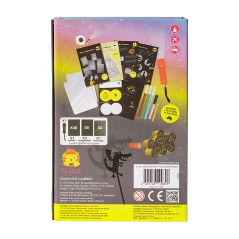 Zabawa z Optyką Tiger Tribe Światło tył