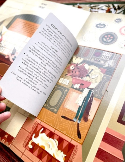 Czekając na Święta w Krainie Baśni Api Papi Kalendarz adwentowy odkrywanie okienek