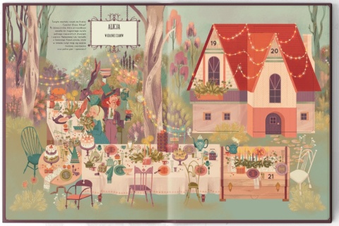 Czekając na Święta w Krainie Baśni Api Papi Kalendarz adwentowy alicja w krainie czarów