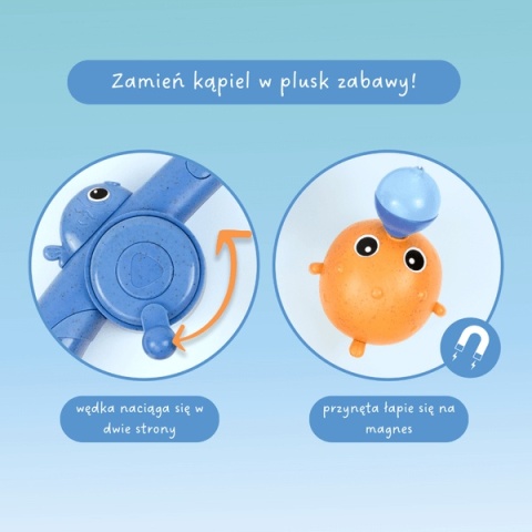 Zabawki Kąpielowe Tiger Tribe Wesoły Połów rozwijana wędka