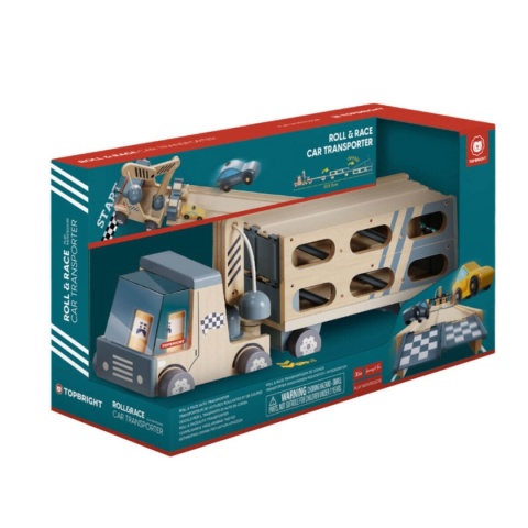 Transporter Samochodów i Tor Wyścigowy Topbright  w opakowaniu