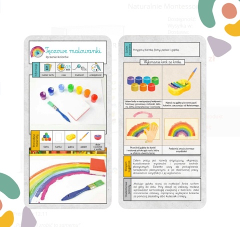 Naturalnie Montessori Api Papi plansze