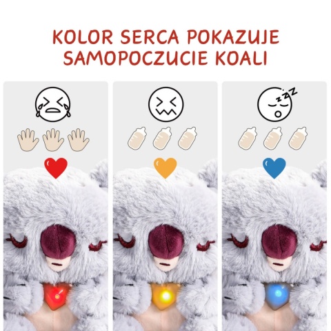 Baby Koala Topbright Pluszowa Zabawka Interaktywna samopoczucie koali