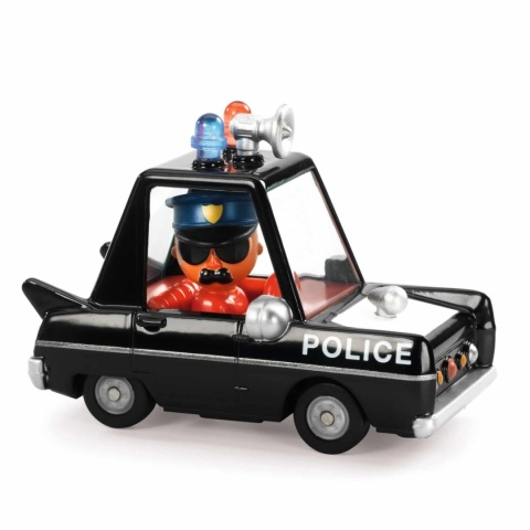 Autko Policyjne Djeco Crazy Motors Hurry Police