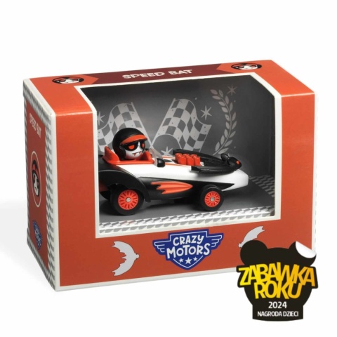 Wyścigówka Djeco Crazy Motors Speed Bat w opakowaniu