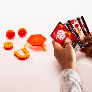 Czerwony Ognisty Zestaw Startowy Fat Brain Toy Co. MagShuto